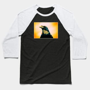 Raven Pop Art 6 Baseball T-Shirt